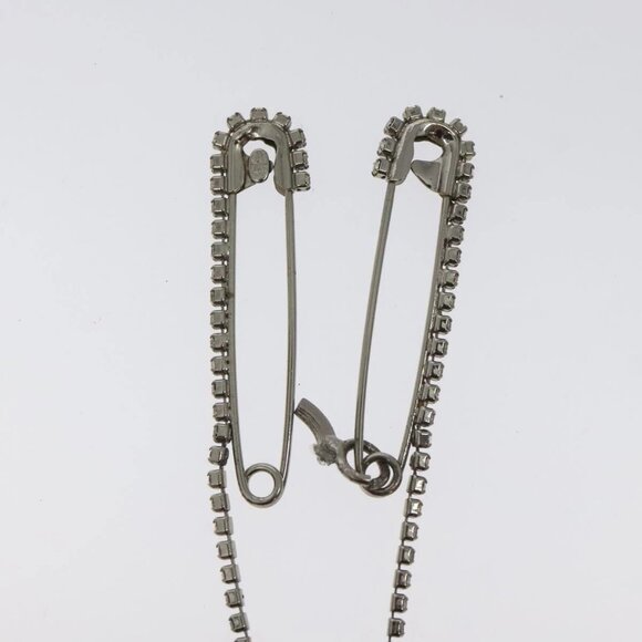 CHANEL Brooch metal Silver CC Auth bs26775 - Picture 2 of 9